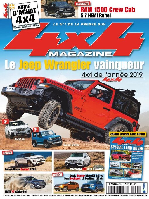 Title details for 4x4 magazine by Editions Lariviere SAS - Wait list